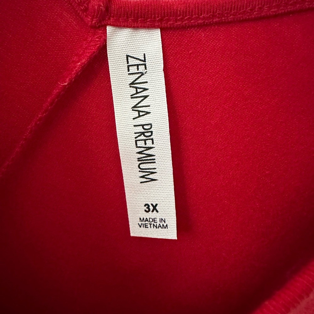 Zenana Premium size 3x Vibrant Red Maxi Dress with pockets EUC - Picture 3 of 6